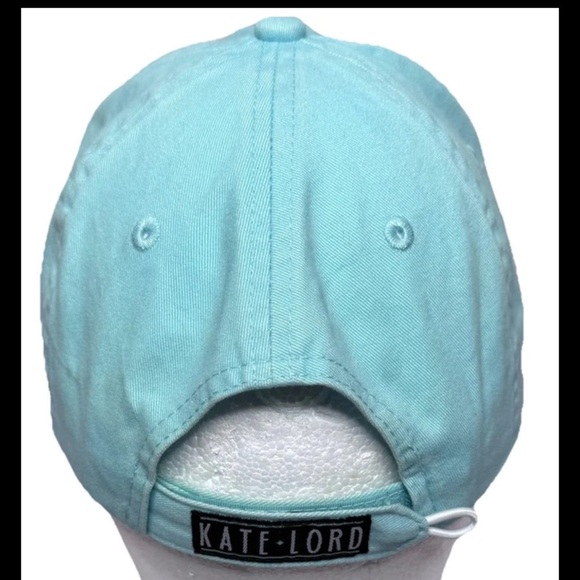 Kate Lord Woodman’s Women’s Baseball Cap Hat Light Blue Starfish Adjustable - Picture 5 of 12